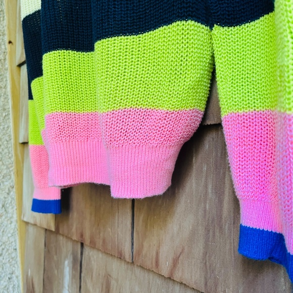 Nordstrom Abound Womens Sweater Size Small Striped Lightweight Crew Neck - Picture 13 of 13